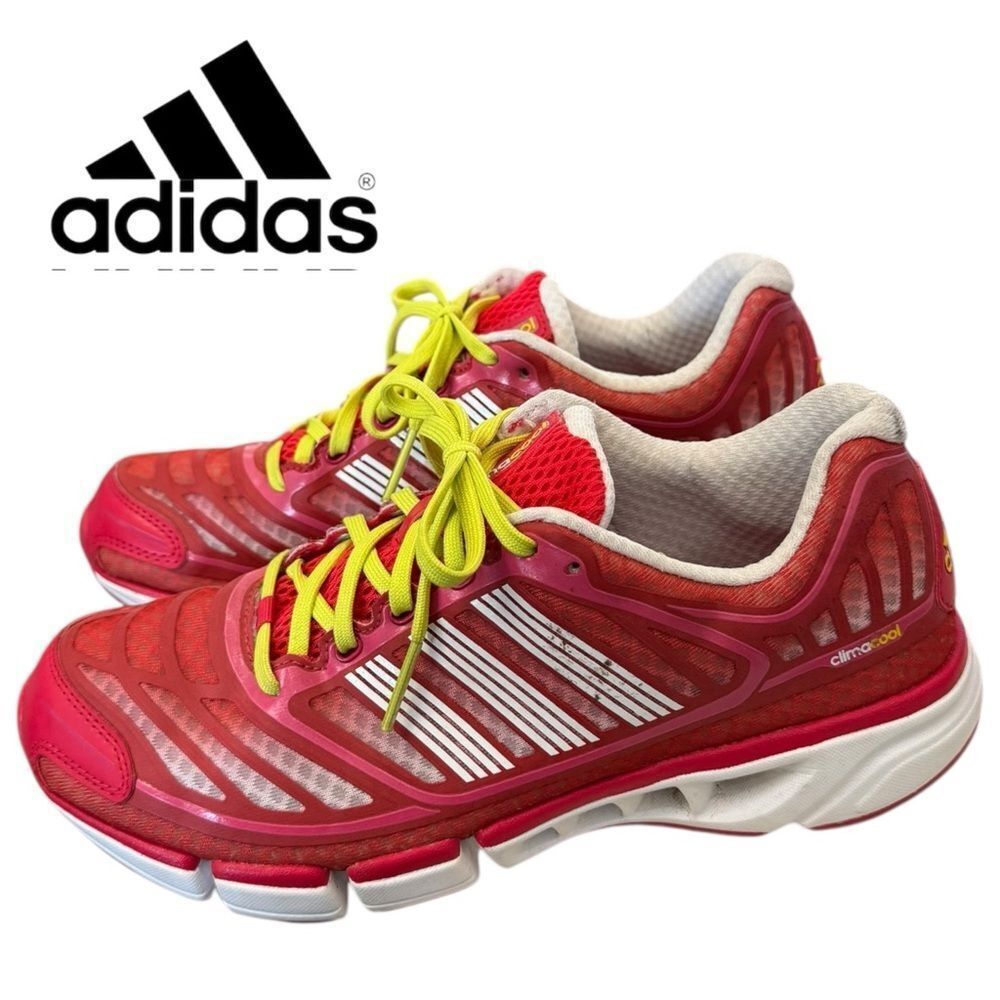 Adidas Clima Rider G66550 Women Red White Running Shoes Sneakers 8.5